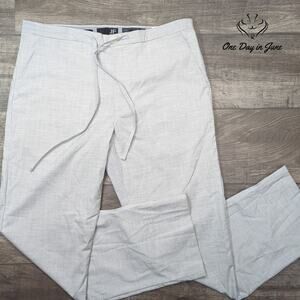 J.Ferrar Flat Front Drawstring Pants Size L